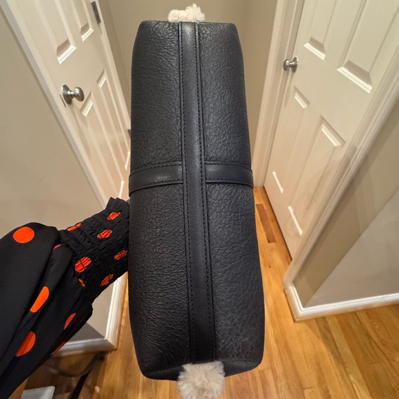 Coach - Shearling Brooklyn 28 NWT - Black Leather & Shearling w/Removable Pouch - Picture 10 of 14